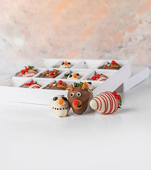 Assorted Christmas Strawberries Collection  by NJD