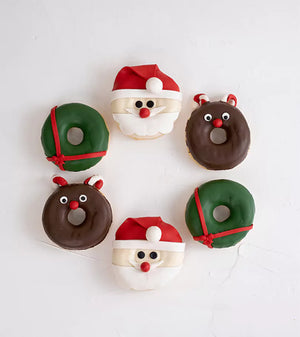 Santa and Reindeer Donuts by NJD - FIVEROSE.AE
