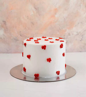White Cakes with Hearts - FIVEROSE.AE