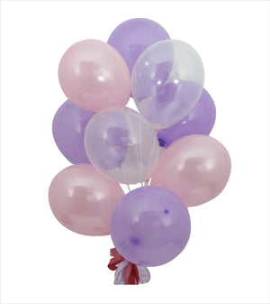 9Pcs Light Purple Balloon